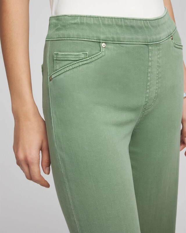 Relaxed-Leg Pull-On Jeans - image 4